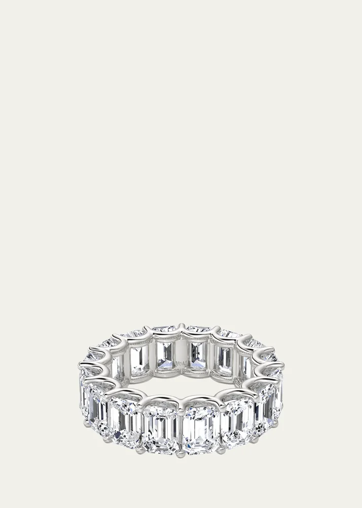 Lab Grown Diamond Platinum Eternity Band, 5.00tcw