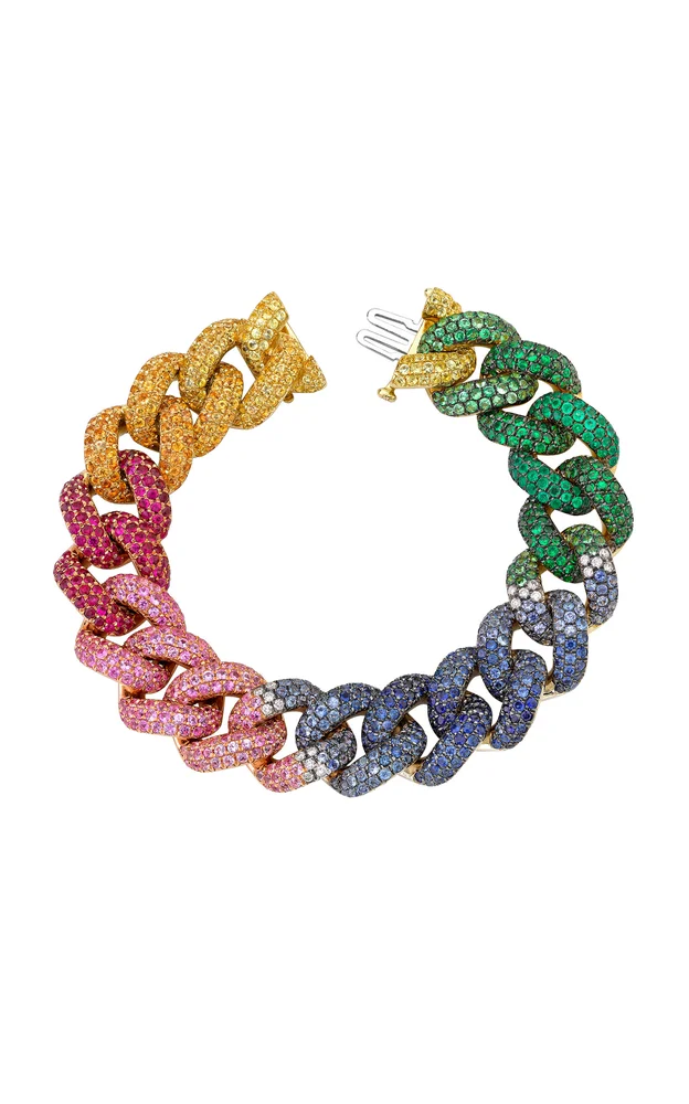 Links Jumbo 18K Mixed Gold Bracelet