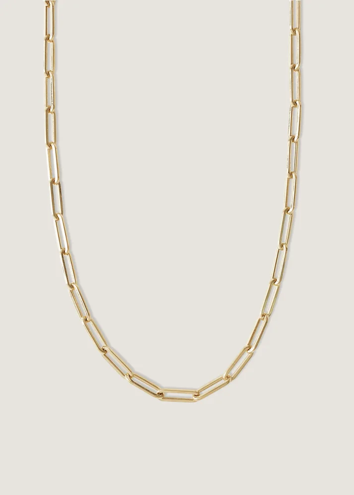 Paperclip Link Chain Necklace