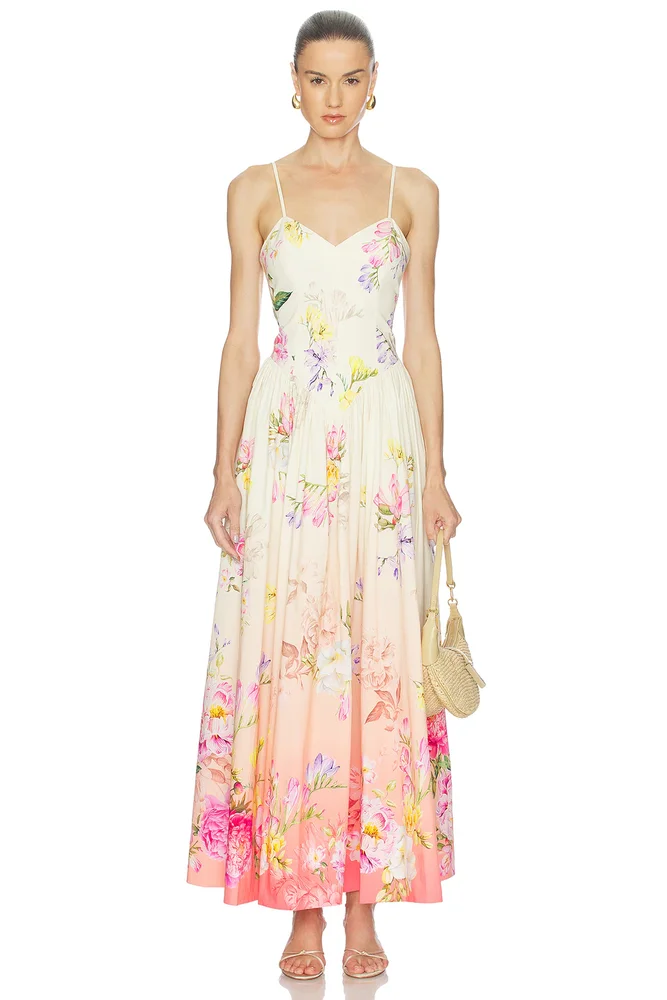 Corseted Maxi Dress