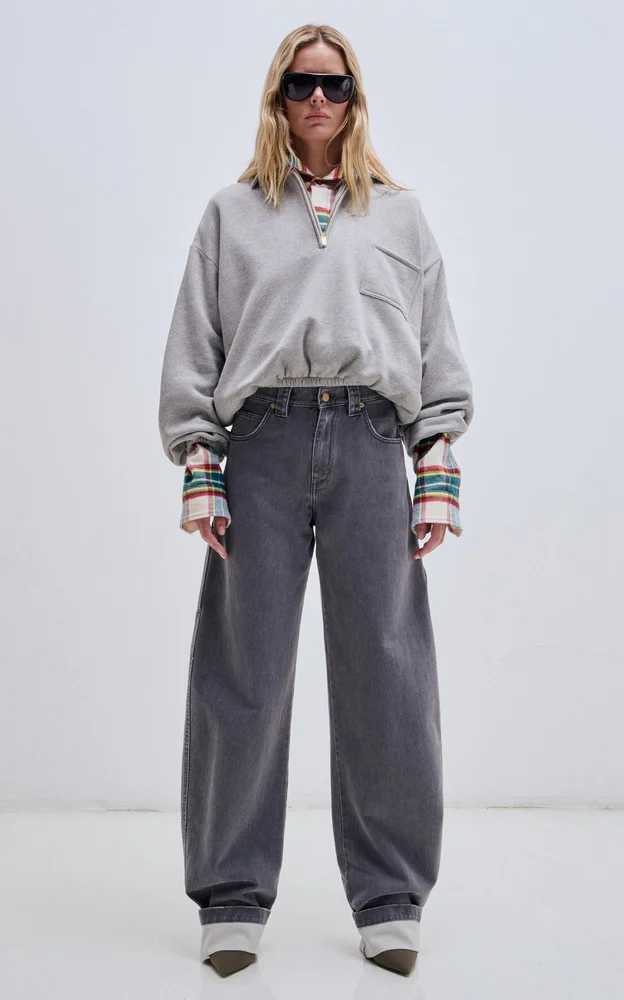 Audrey New Cotton Carpenter Denim Jeans