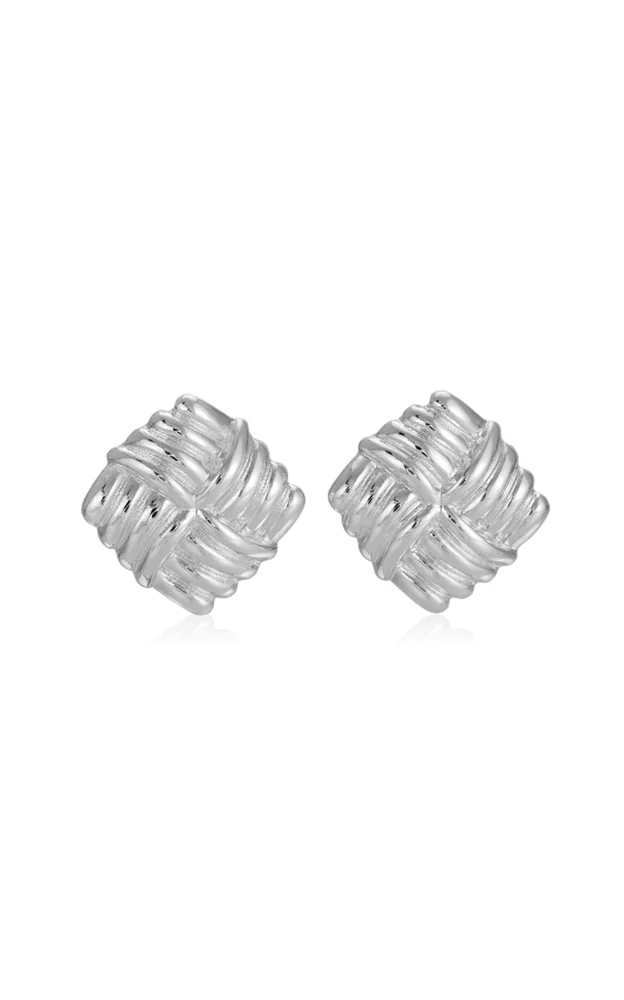 Wind Silver-Plated Earrings