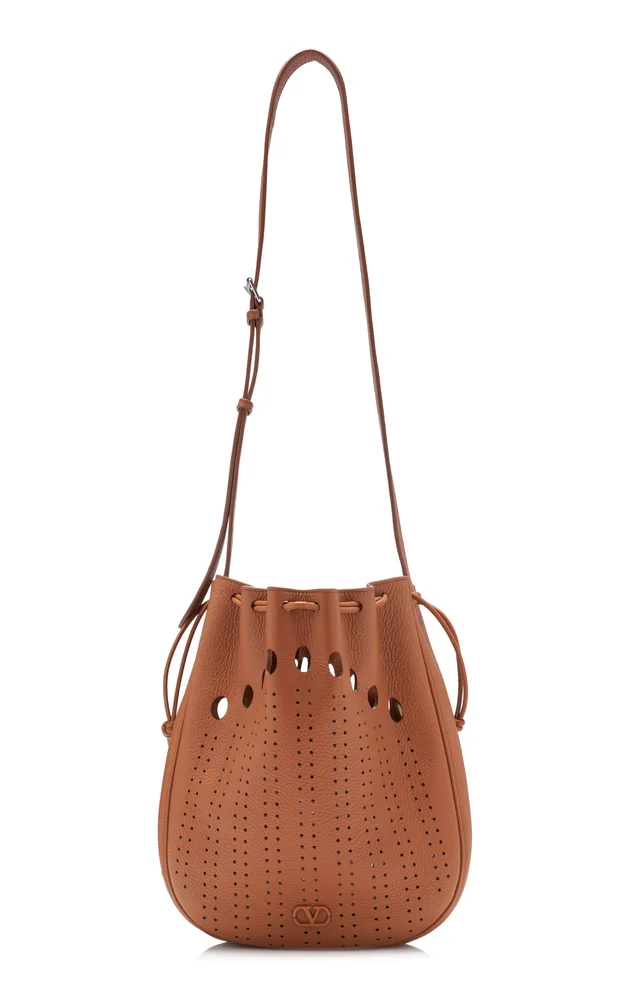 Dottie Drawstring Leather Satchel