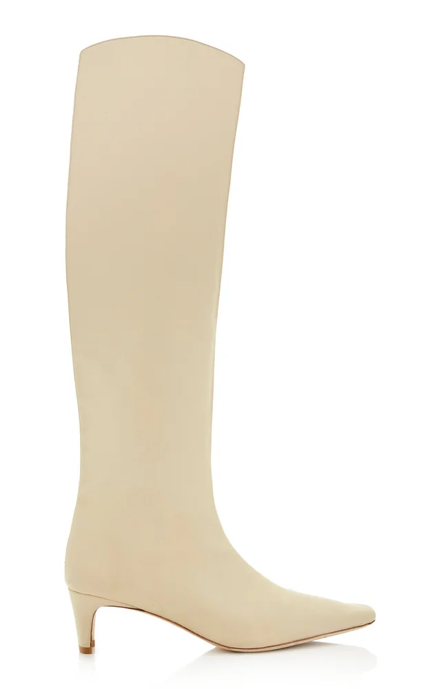 Wally Leather Knee Boots