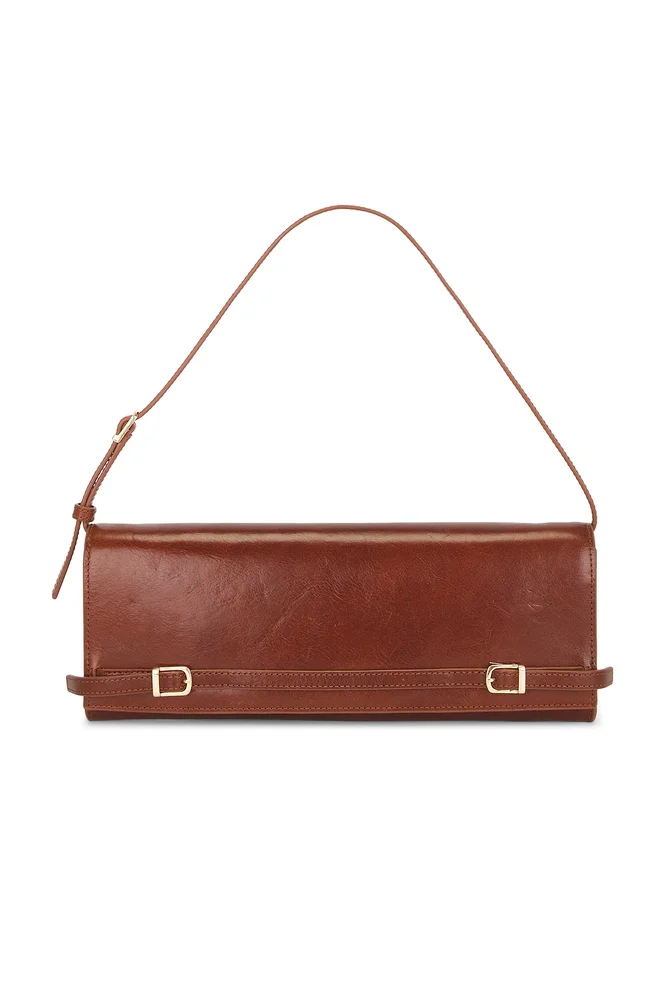 Montana Clutch | Calla Lily White/Brushed Gold | Sml