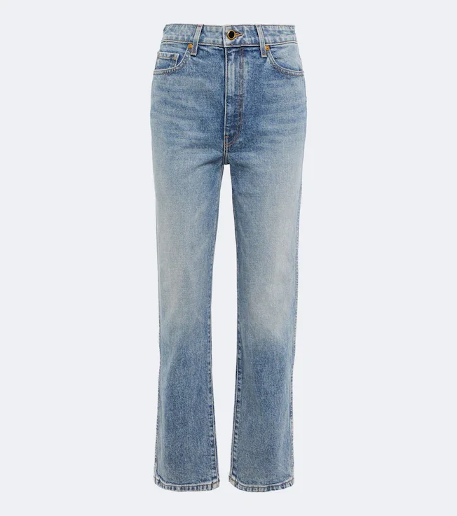 Abigail high-rise straight jeans