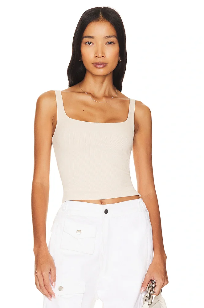 Scoop Ribbed Tank