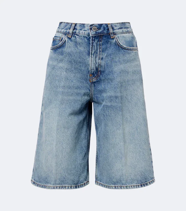 Denim Bermuda shorts