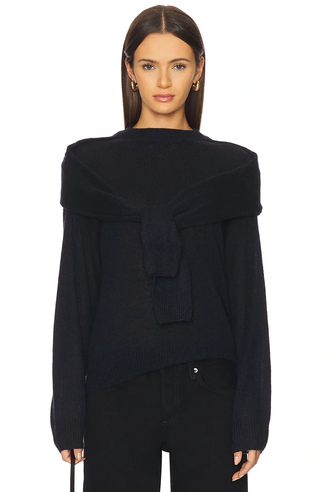 Cloud Cashmere Layered Crewneck