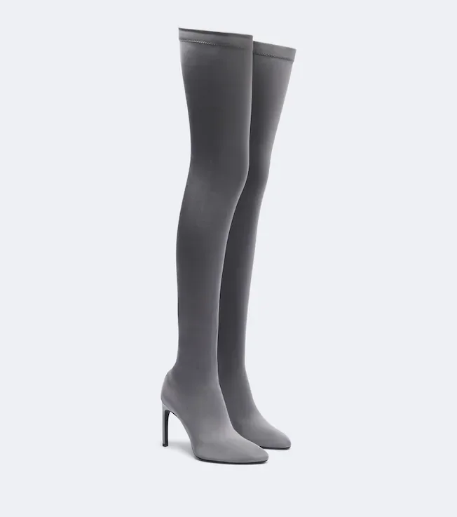 Harlow jersey over-the-knee boots