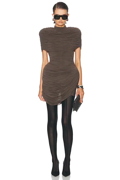 Ruched Mini Dress