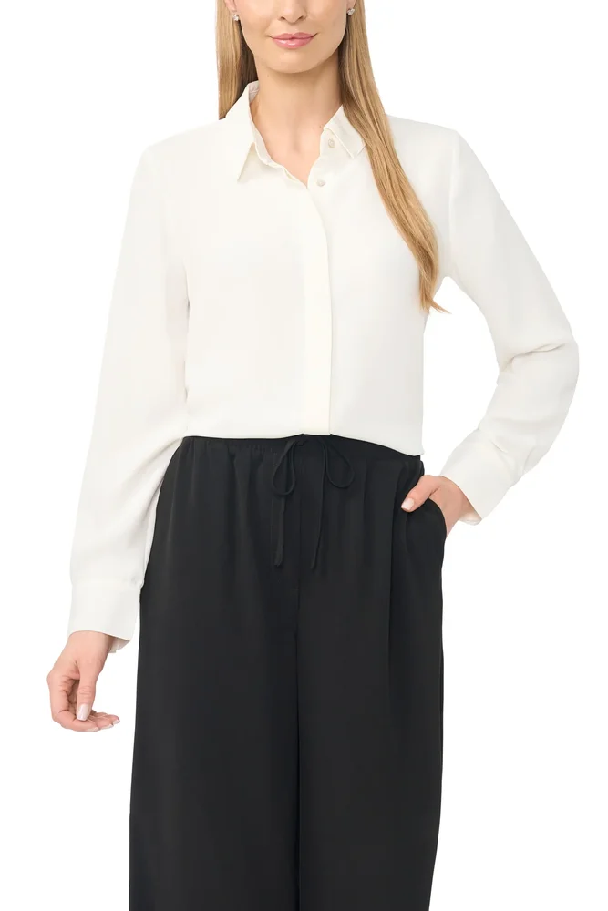 Classic Fit Button-Up Shirt