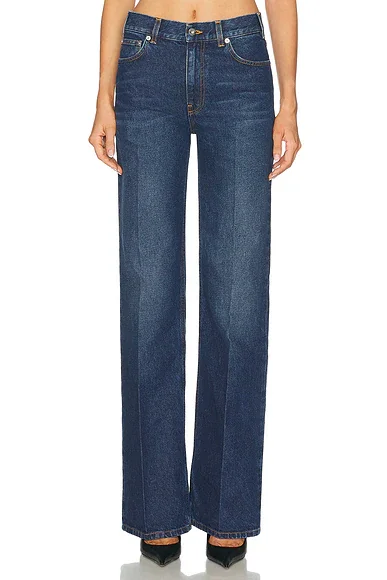 Low Waist Straight Leg