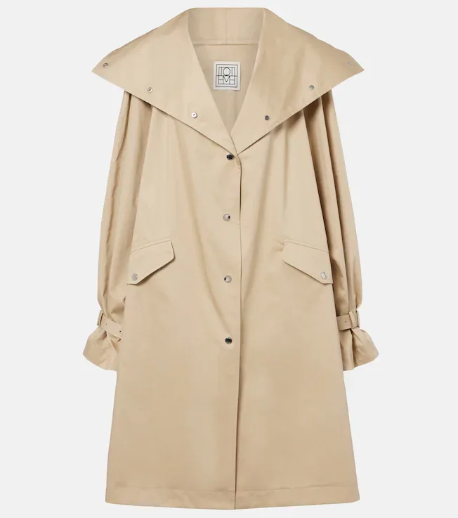 Cotton trench coat