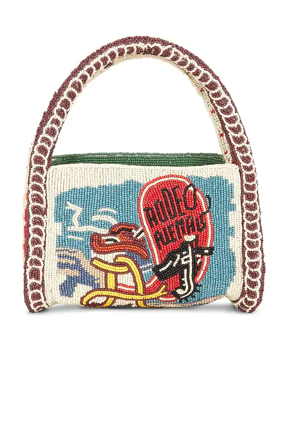 Ace Beaded Barrel Bag