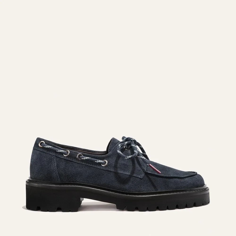 The Marine Loafer - Vintage Navy Suede