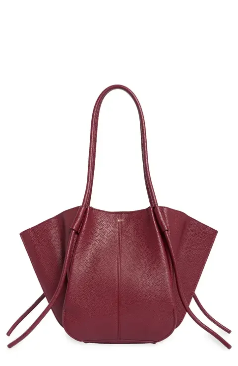 Nala Faux Leather Wide Tote