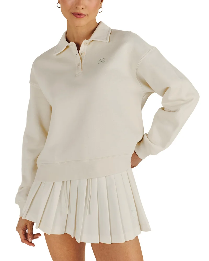 Teresa Cotton Point Collar Sweatshirt
