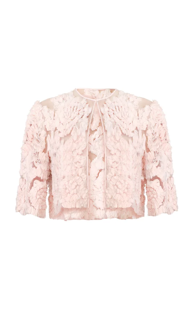 Floral Chiffon Bolero