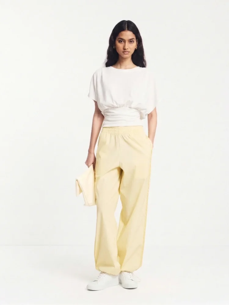 Etta Smart Cargo Pant in Butter Milk