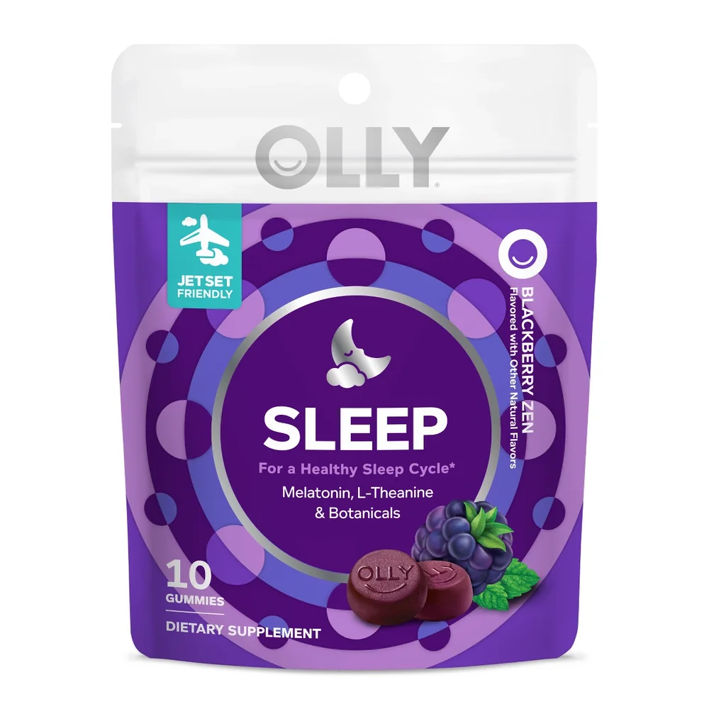 3mg Melatonin Sleep Gummies, Blackberry Zen, 50ct