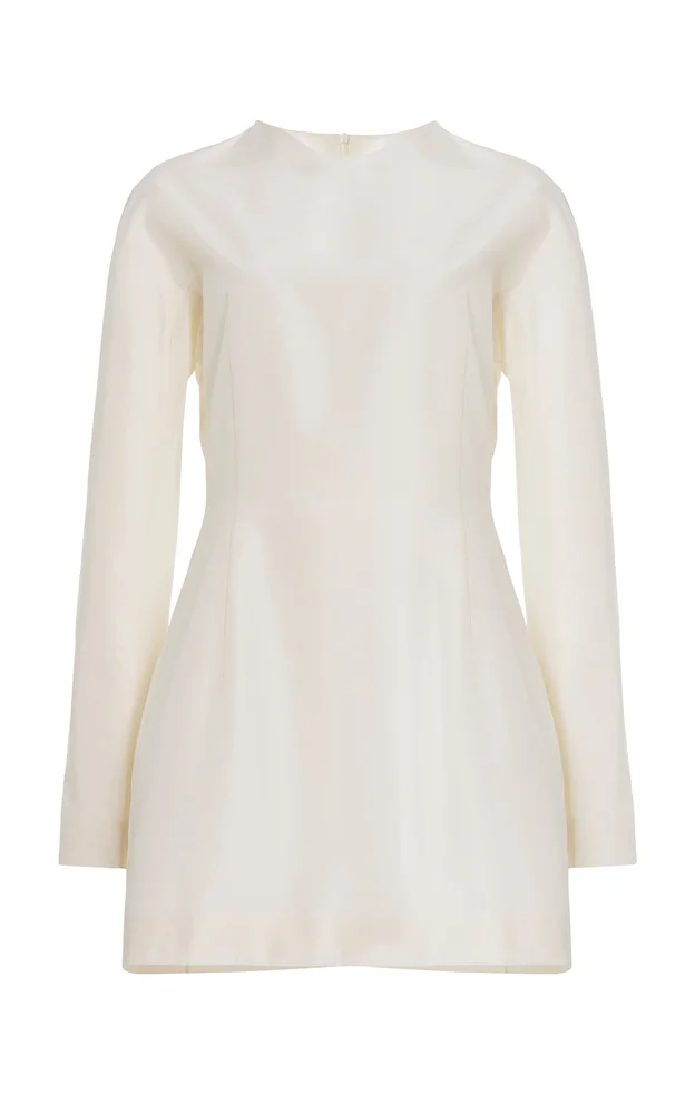 Elione Cotton-Silk Taffeta Top