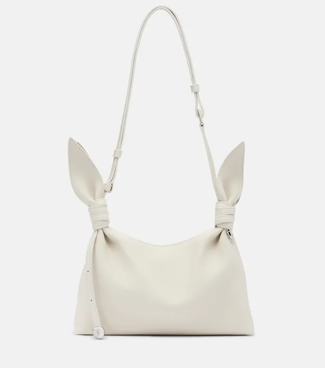 Scarf Mini leather shoulder bag