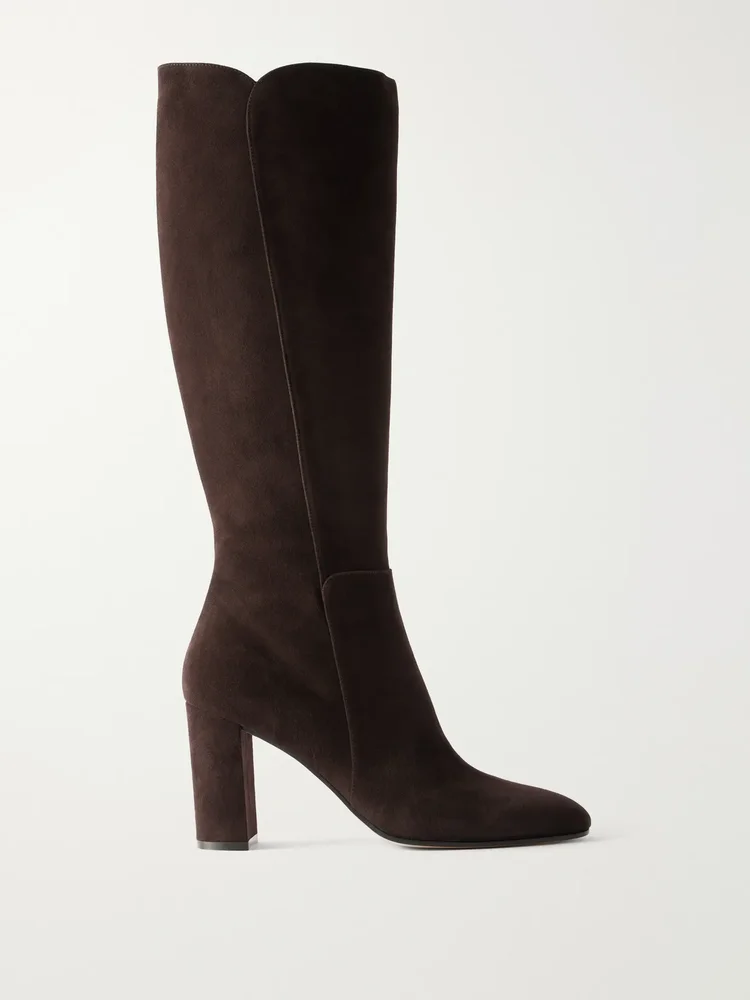 85 suede knee boots