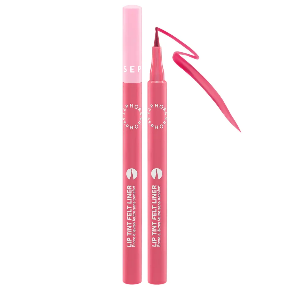 Lip Tint Felt Lip Stain & Liner in 02 Rosewood Trace