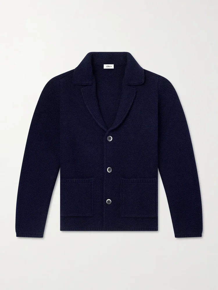 Knitted Virgin Wool Blazer