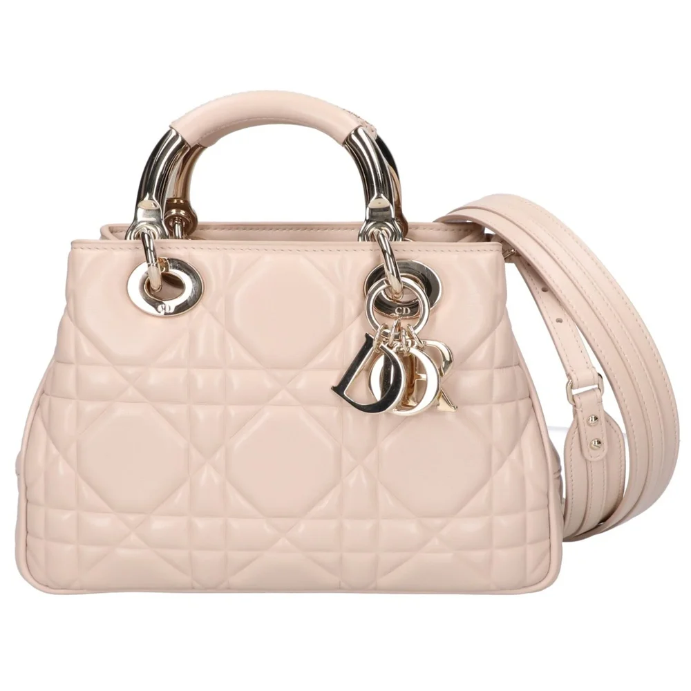 Pre-Owned Lady 95.22 Bag Cannage Embossed Leather Small