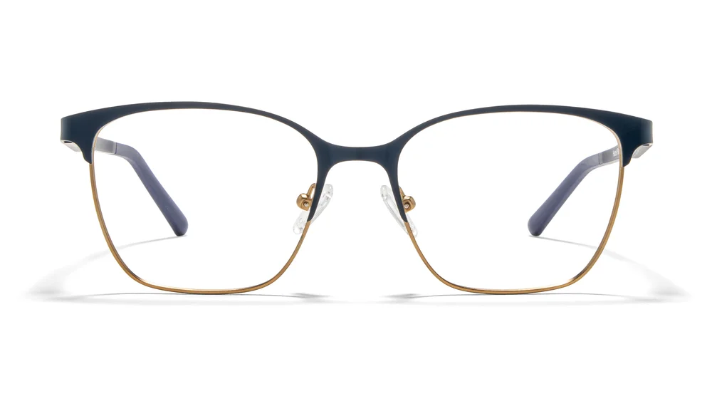 Hazel Eyeglasses, Blue Gold