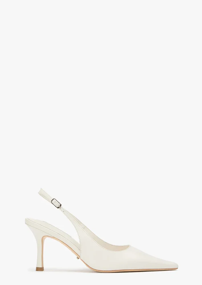 Samar Milk Capretto (Slingback Heel Pump)