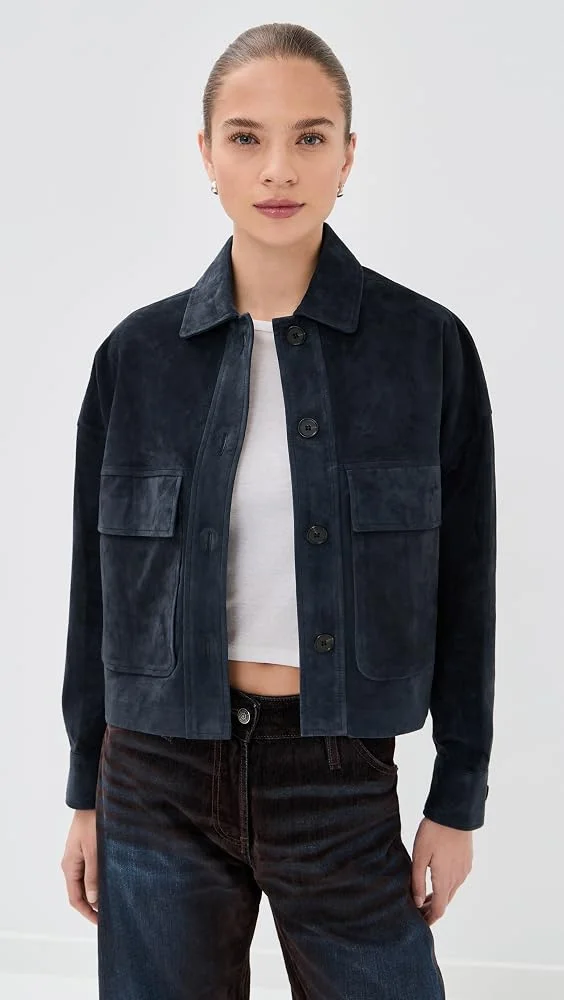 Miri Lamb Suede Jacket