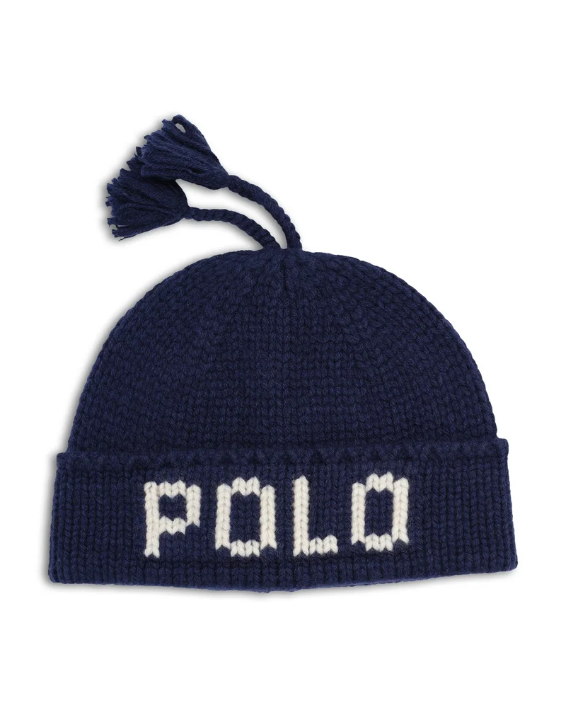 Logo Knit Wool Beanie