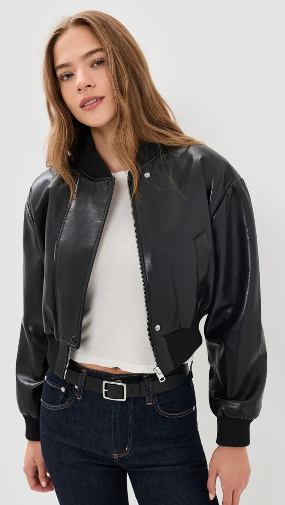 Camille Moto Recycled Leather Jacket