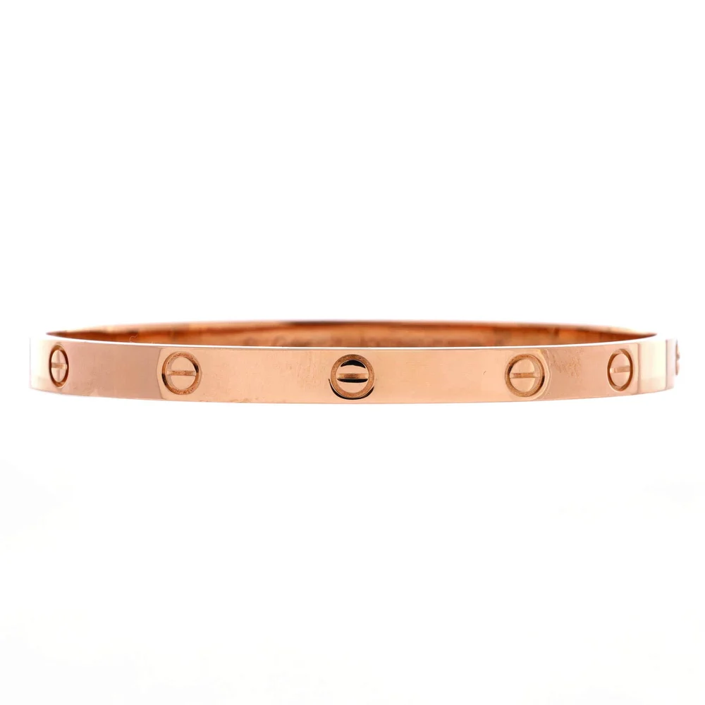 cartier Love Bracelet 18K Rose Gold 17
