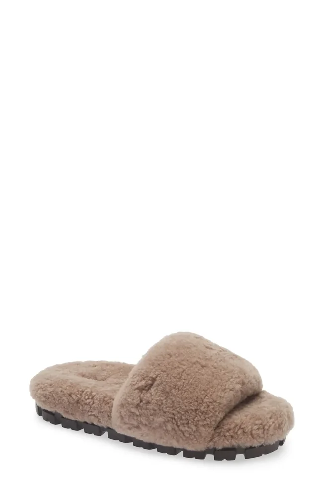 Cozetta Curly Genuine Shearling Slide Slipper