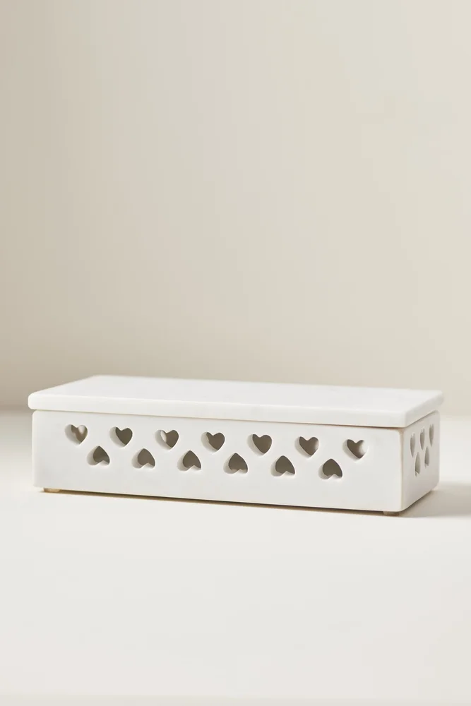 Heartly Marble Trinket Box