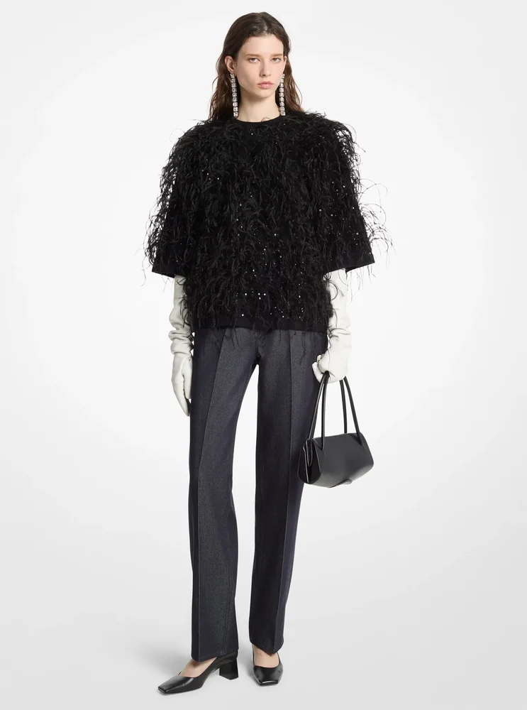 Hand-Embroidered Cashmere Sweater