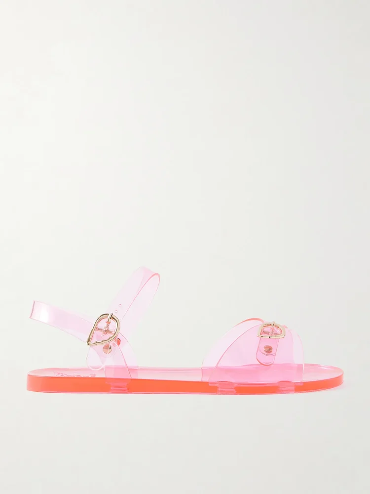 Irini recycled-PVC slingback sandals