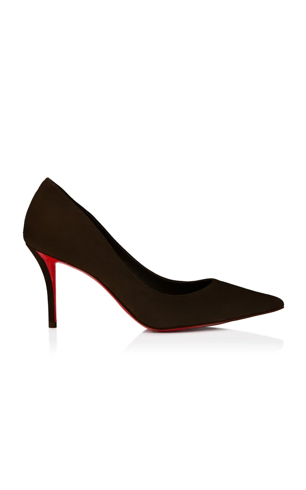 Miss Z 80mm Velour Leather Pumps