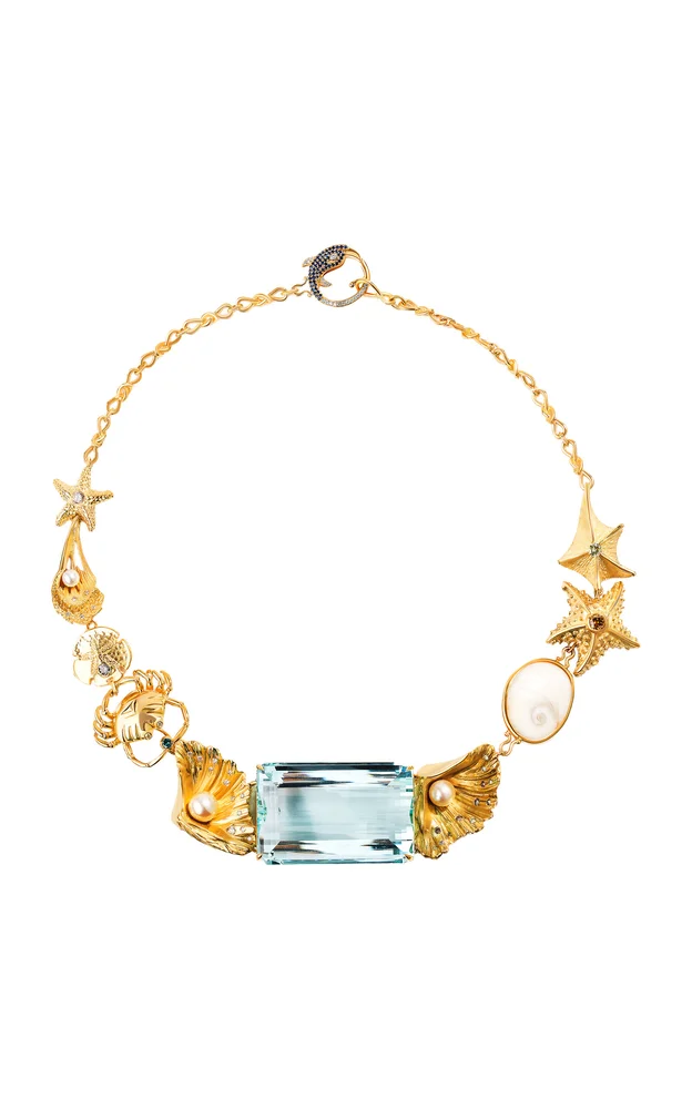Aquamarine Return to the Sea Necklace