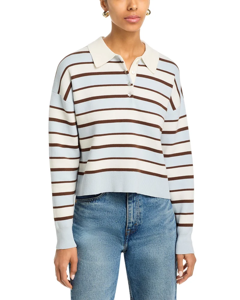 Seraphina Cropped Rugby Sweater