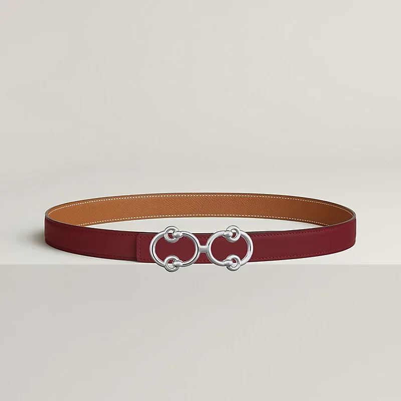 Artemis belt buckle & Reversible leather strap 24 mm