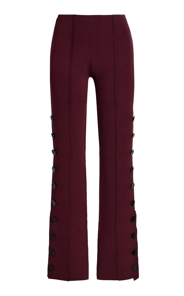 Martina Embellished Jersey Skinny-Leg Pants