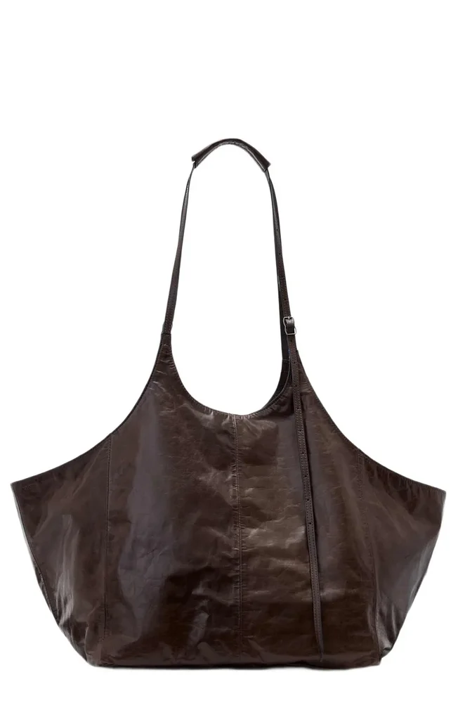 Siloh East/West Leather Tote