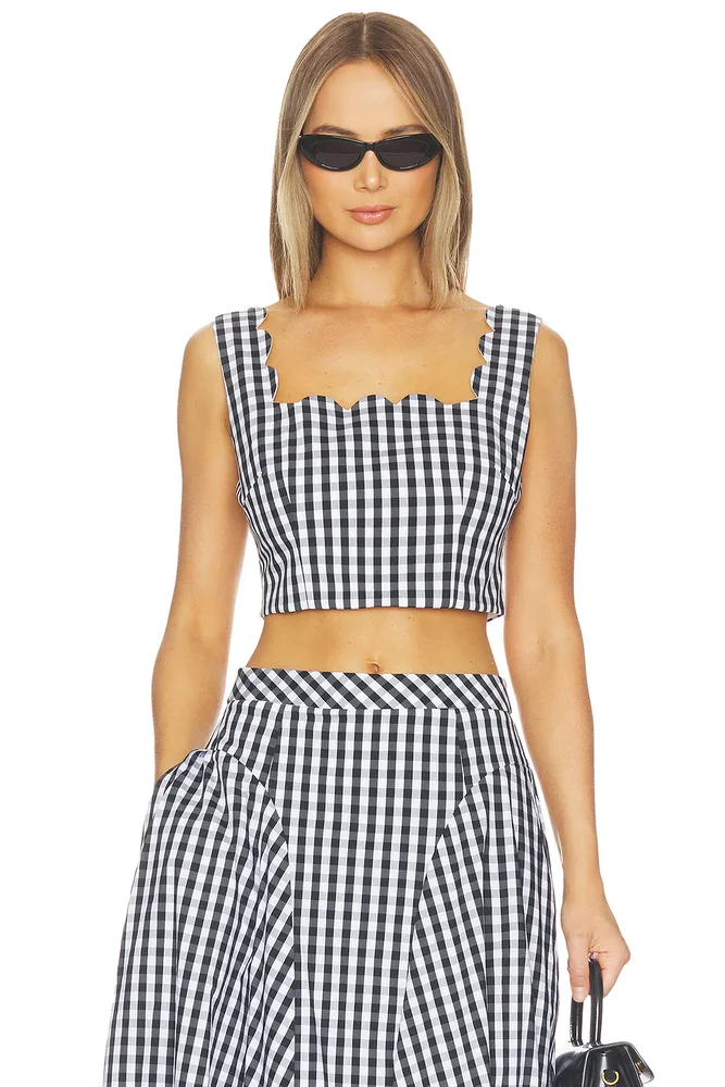 Mia Gingham Top