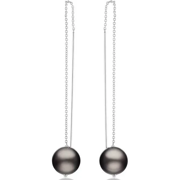 Kbh Jewels Women's Tahitian Black Pearl Threads