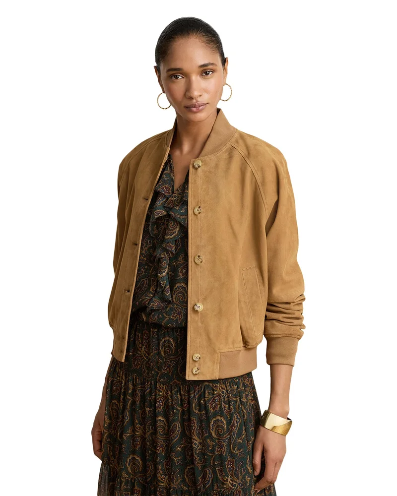Suede Flight Jacket